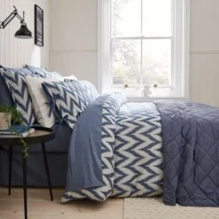 Tazman Wave 100% Cotton Duvet Cover And Pillowcase Set 35 Tazman Wave 100% Cotton Duvet Cover And Pillowcase Set -Habitat Store 30929845 alt08