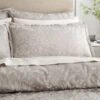 Remi Jacquard Grey Oxford Pillowcase -Habitat Store 30929851