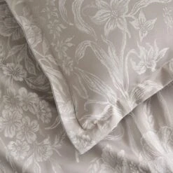 Remi Jacquard Grey Oxford Pillowcase -Habitat Store 30929851 alt04