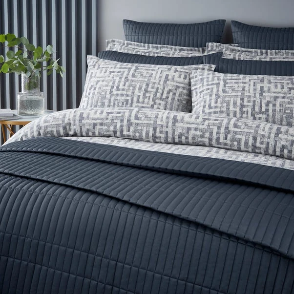 Indus Geo Jacquard 100% Cotton Duvet Cover And Pillowcase Set 17 Indus Geo Jacquard 100% Cotton Duvet Cover And Pillowcase Set - Image 15