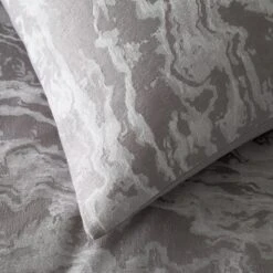 Marble Jacquard Duvet Cover And Pillowcase Set -Habitat Store 30929895 alt05