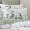 Foliage Seersucker Green Oxford Pillowcase -Habitat Store 30929916