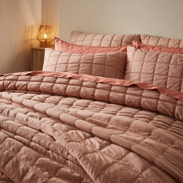 Evana Stitch Duvet Cover And Pillowcase Set 12 Evana Stitch Duvet Cover And Pillowcase Set - Image 10