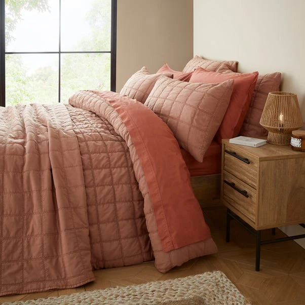Evana Stitch Duvet Cover And Pillowcase Set 16 Evana Stitch Duvet Cover And Pillowcase Set - Image 14