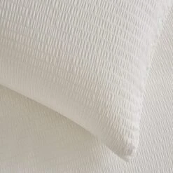 Larken Seersucker Duvet Cover And Pillowcase Set -Habitat Store 30929944 alt05