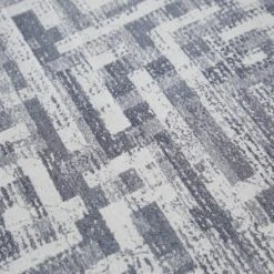 Indus Geo Jacquard 100% Cotton Duvet Cover And Pillowcase Set 25 Indus Geo Jacquard 100% Cotton Duvet Cover And Pillowcase Set -Habitat Store 30929965 alt04