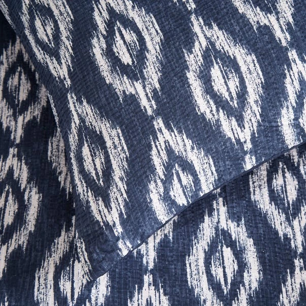 Ikat Seersucker Duvet Cover And Pillowcase Set 21 Ikat Seersucker Duvet Cover And Pillowcase Set - Image 19