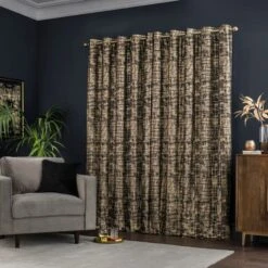 Romano Velour Eyelet Curtains -Habitat Store 30930102 alt04