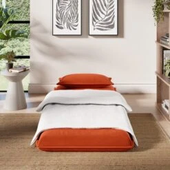 Jackson Velvet Foldable Single Sofa Bed -Habitat Store 30930111 alt01