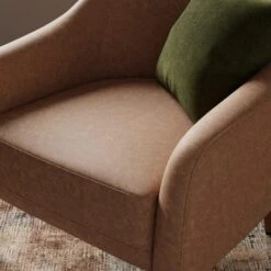 Kaspar Relaxed Faux Leather Tub Chair -Habitat Store 30930118 alt03