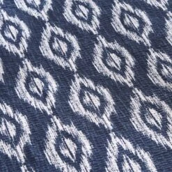 Ikat Seersucker Duvet Cover And Pillowcase Set 34 Ikat Seersucker Duvet Cover And Pillowcase Set -Habitat Store 30930140 alt04