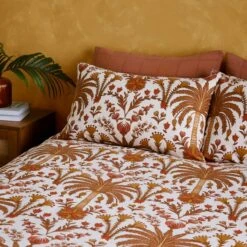 Palma Tropics 100% Cotton Duvet Cover And Pillowcase Set -Habitat Store 30930162 alt01