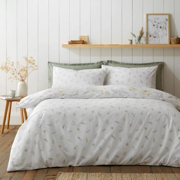 Floral Shadows 100% Cotton Duvet Cover And Pillowcase Set 14 Floral Shadows 100% Cotton Duvet Cover And Pillowcase Set - Image 12