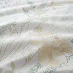 Floral Shadows 100% Cotton Duvet Cover And Pillowcase Set 35 Floral Shadows 100% Cotton Duvet Cover And Pillowcase Set -Habitat Store 30930174 alt04