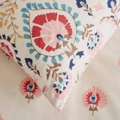 Hani 100% Cotton Duvet Cover And Pillowcase Set -Habitat Store 30930177 alt06