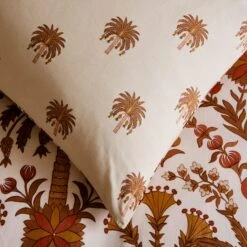 Palma Tropics 100% Cotton Duvet Cover And Pillowcase Set -Habitat Store 30930179 alt07
