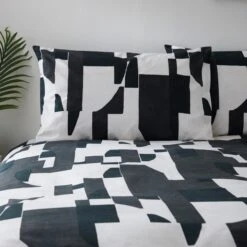 Maxim Geo 100% Cotton Duvet Cover And Pillowcase Set -Habitat Store 30930189 alt01