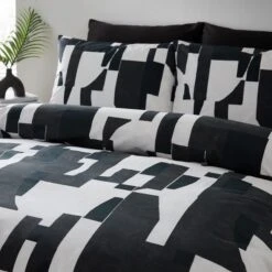 Maxim Geo 100% Cotton Duvet Cover And Pillowcase Set -Habitat Store 30930231 alt03