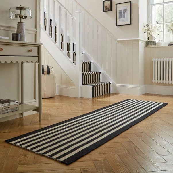 Beatrice Striped Textured Wool Runner 3 Beatrice Striped Textured Wool Runner