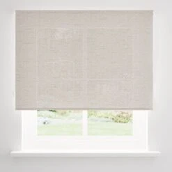 Semi Sheer Herringbone Roller Blind -Habitat Store 30930526 alt03