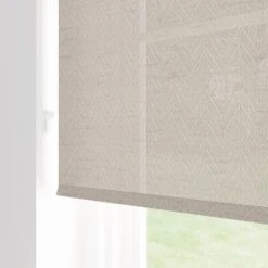 Semi Sheer Herringbone Roller Blind -Habitat Store 30930526 alt04