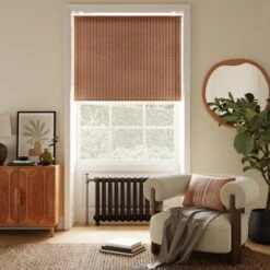 Semi Sheer Luxe Stripe Roller Blind -Habitat Store 30930567