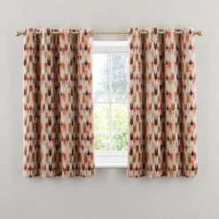 Kelso Cut Velvet Eyelet Curtains -Habitat Store 30930855 alt04