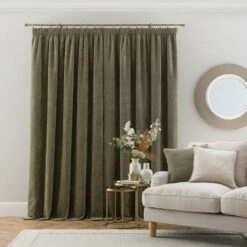 Alayna Chenille Pencil Pleat Curtains 28 Alayna Chenille Pencil Pleat Curtains -Habitat Store 30930994 alt03