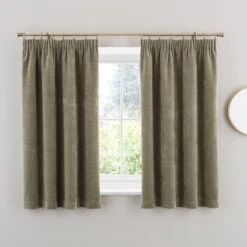 Alayna Chenille Pencil Pleat Curtains 30 Alayna Chenille Pencil Pleat Curtains -Habitat Store 30930994 alt04