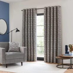 Roscoe Woven Eyelet Curtain -Habitat Store 30931341 alt01