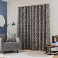 Roscoe Woven Eyelet Curtain -Habitat Store 30931341 alt03