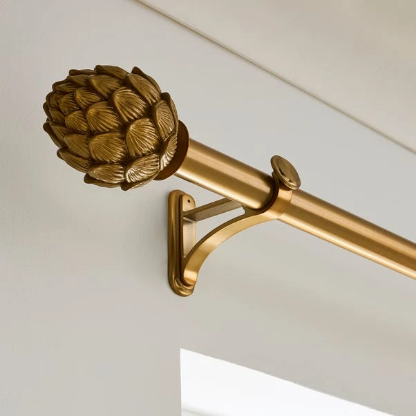 Artichoke Fixed Metal Eyelet Curtain Pole With Rings 21 Artichoke Fixed Metal Eyelet Curtain Pole With Rings - Image 19