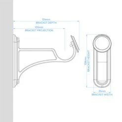 Artichoke Fixed Metal Eyelet Curtain Pole With Rings 38 Artichoke Fixed Metal Eyelet Curtain Pole With Rings -Habitat Store 30931403 alt07