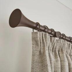 Flush Trumpet Fixed Metal Curtain Pole With Rings -Habitat Store 30931413 alt04
