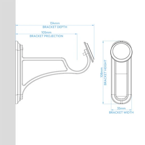 Artichoke Fixed Metal Eyelet Curtain Pole With Rings 7 Artichoke Fixed Metal Eyelet Curtain Pole With Rings - Image 5