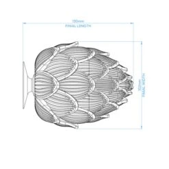 Artichoke Fixed Metal Eyelet Curtain Pole With Rings 27 Artichoke Fixed Metal Eyelet Curtain Pole With Rings -Habitat Store 30931423 alt08