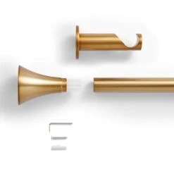 Flush Trumpet Fixed Metal Curtain Pole -Habitat Store 30931507 alt02