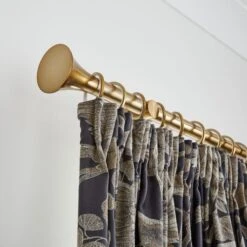 Flush Trumpet Fixed Metal Curtain Pole -Habitat Store 30931509 alt04
