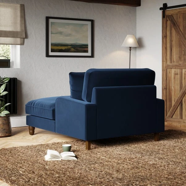 Beatrice Matte Velvet Snuggle Chaise 4 Beatrice Matte Velvet Snuggle Chaise - Image 2