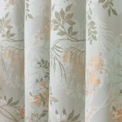 Trailing Wisteria Blackout Pencil Pleat Curtain -Habitat Store 30931678 alt02