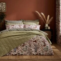 Forest Animals 100% Cotton Duvet Cover And Pillowcase Set -Habitat Store 30931729 alt07