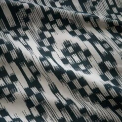 Syrah Ikat 100% Cotton Duvet Cover And Pillowcase Set -Habitat Store 30931779 alt04