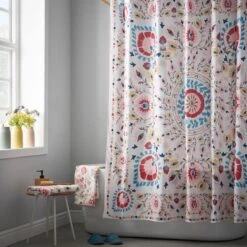 Hani Floral Shower Curtain 10 Hani Floral Shower Curtain -Habitat Store 30932114 alt03