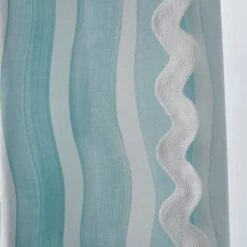 Coastal Breeze Wave Edge Stripe Shower Curtain -Habitat Store 30932198 alt02