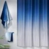 Ombre Blue Shower Curtain