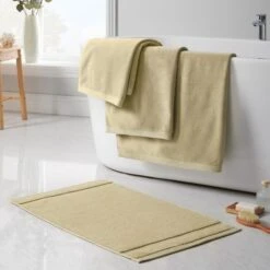 Turkish Luxury Heavyweight Cotton Bath Mat 35 Turkish Luxury Heavyweight Cotton Bath Mat -Habitat Store 30932221 alt03