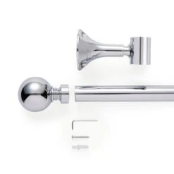Ashton Metal Eyelet Bay Curtain Pole -Habitat Store 30932236 alt02