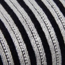 Velour Monochrome Stripe Cotton Hand Towel -Habitat Store 30932241 alt01