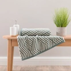 Geo Cotton Towel -Habitat Store 30932371