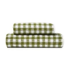 Gingham Check Cotton Towel -Habitat Store 30933204 alt03